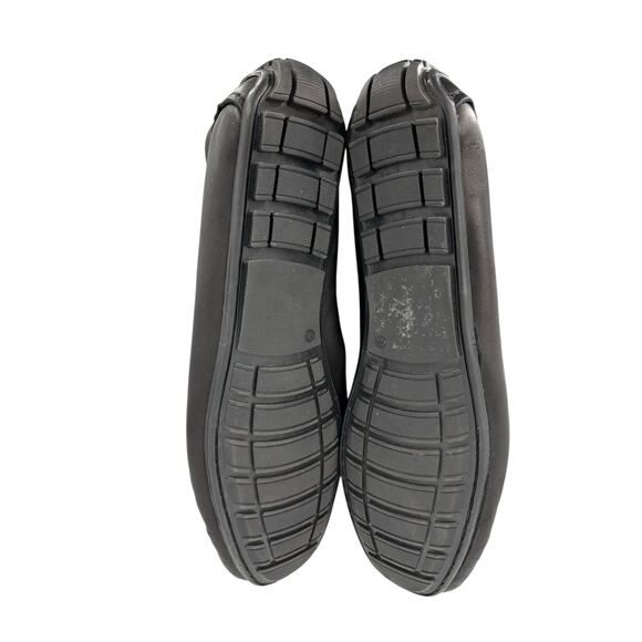 Enzo Tesoti Mens Driving Mocs Loafers 13 Black Leather Old Money Preppy Slip On main image 6
